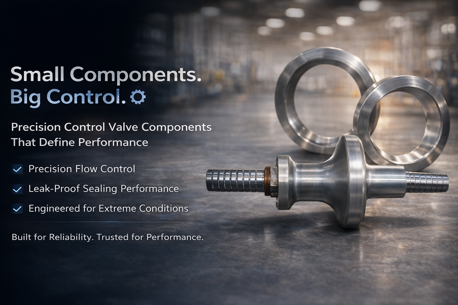 Small Components. Big Control: Why Control Valve Components Matter More Than You Think
